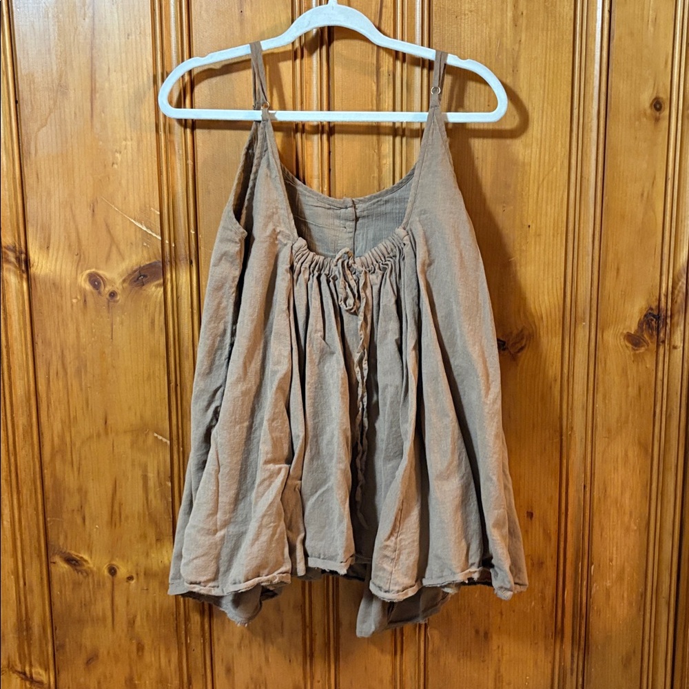 Free People Pick Me Up Mini Dress - Tan - Size XS - Picture 8 of 11